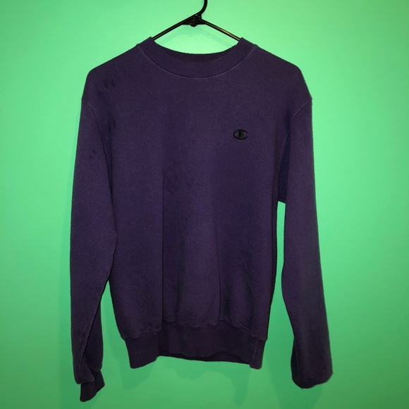 authentic purple Champion crewneck! - Picture 2 of 3